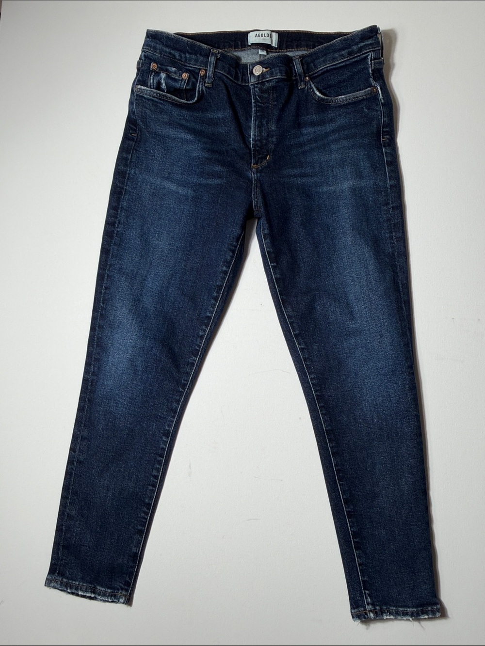 AGOLDE Sophie Dark Wash Skinny Jeans Size 30